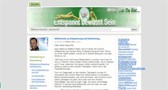 Desktop Screenshot of entspannt-bewusst-sein.com