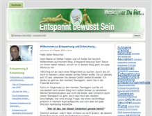 Tablet Screenshot of entspannt-bewusst-sein.com